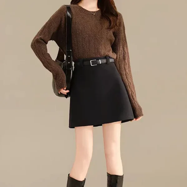 Women Woolen Skirt