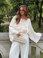 Women's Lace Mini Skirt Set
