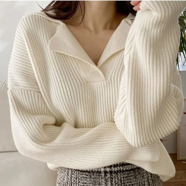 Women V-neck Sweater